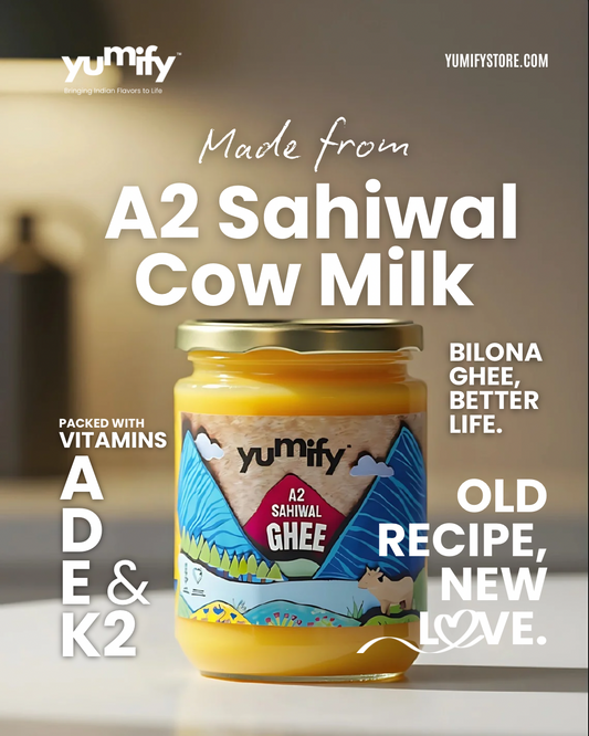 Yumify A2 Sahiwal Bilona Ghee vs Regular Homemade Ghee