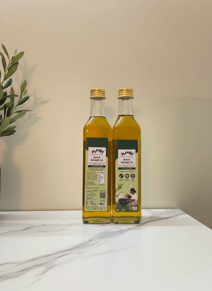 Black Sesame Oil - Cold Pressed