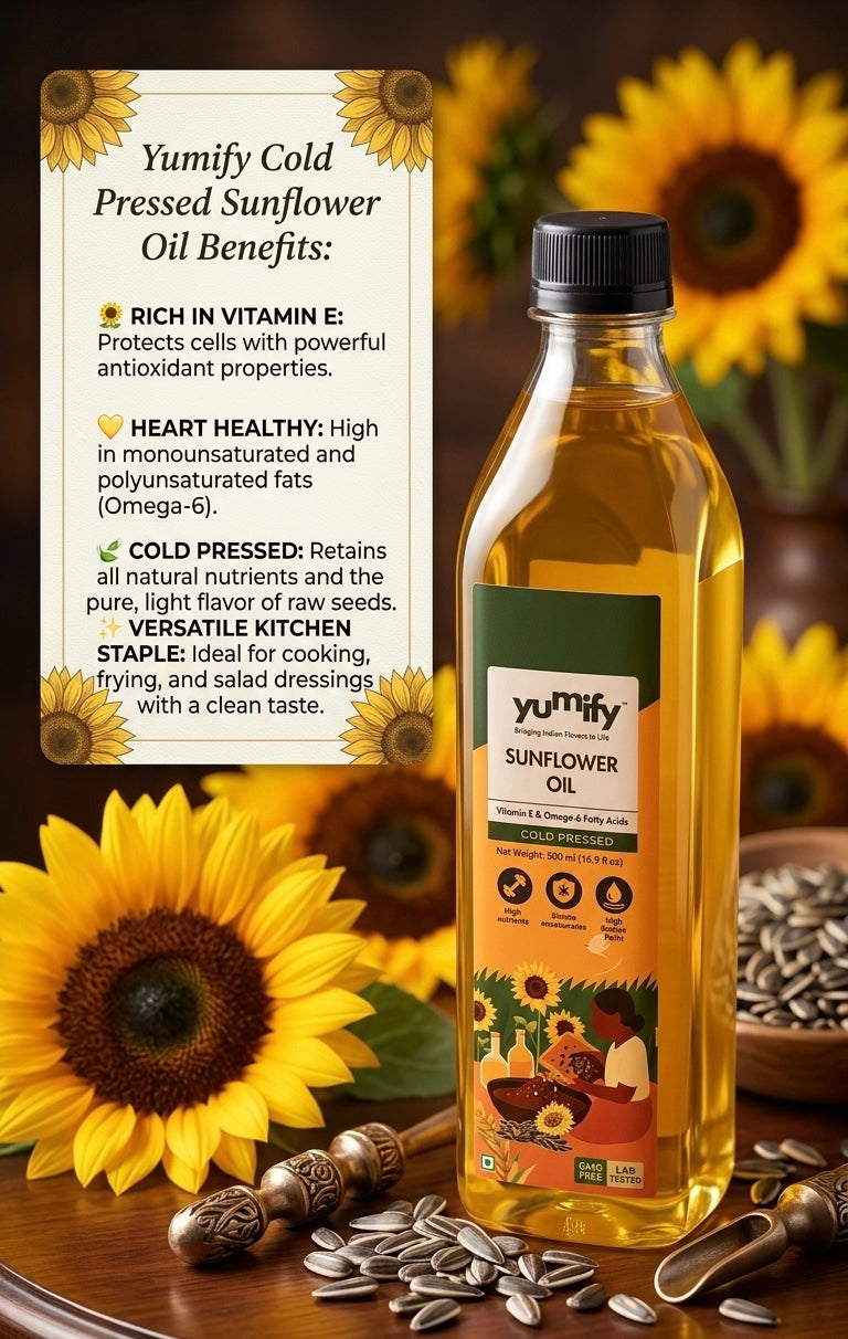 Yumify Sunflower Oil - Cold pressed