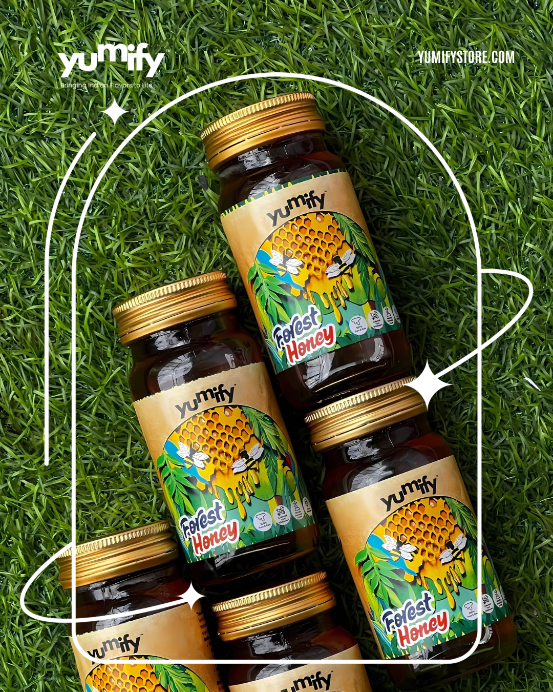Yumify Forest Honey — packed with natural antioxidants, minerals & immunity-boosting goodness — perfect for kids this season. ✨

*A spoonful a day keeps cough, cold & infections away!* 🌿💛
✅ 100% Natural ✅ No Added Sugar ✅ Chemical-Free

👶 Because your child’s immunity deserves the purest care.